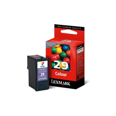 Lexmark 29 Ink Cartridge, Tri-Colour Single Pack, 18C1429E